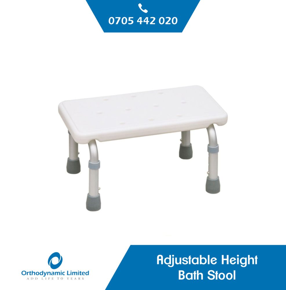 Adjustable Height Bath Stool