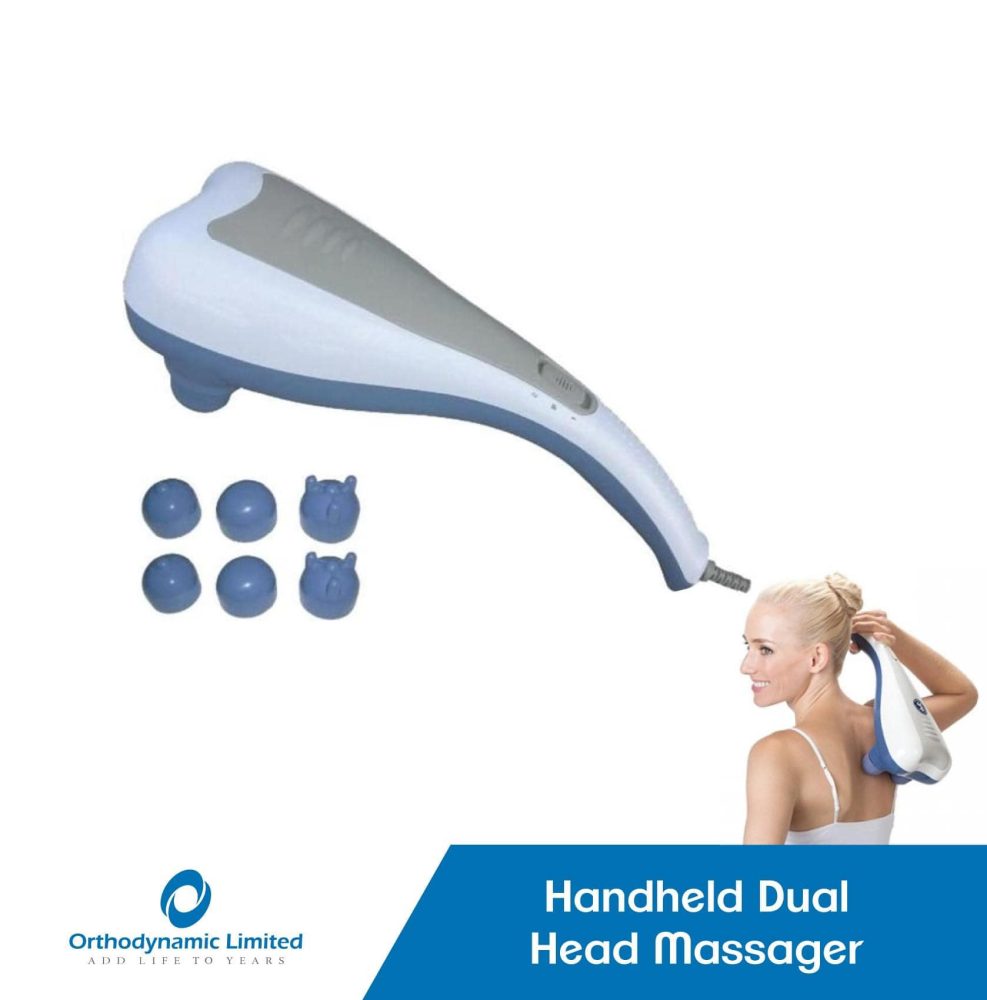 Dual-Head Handheld Massager