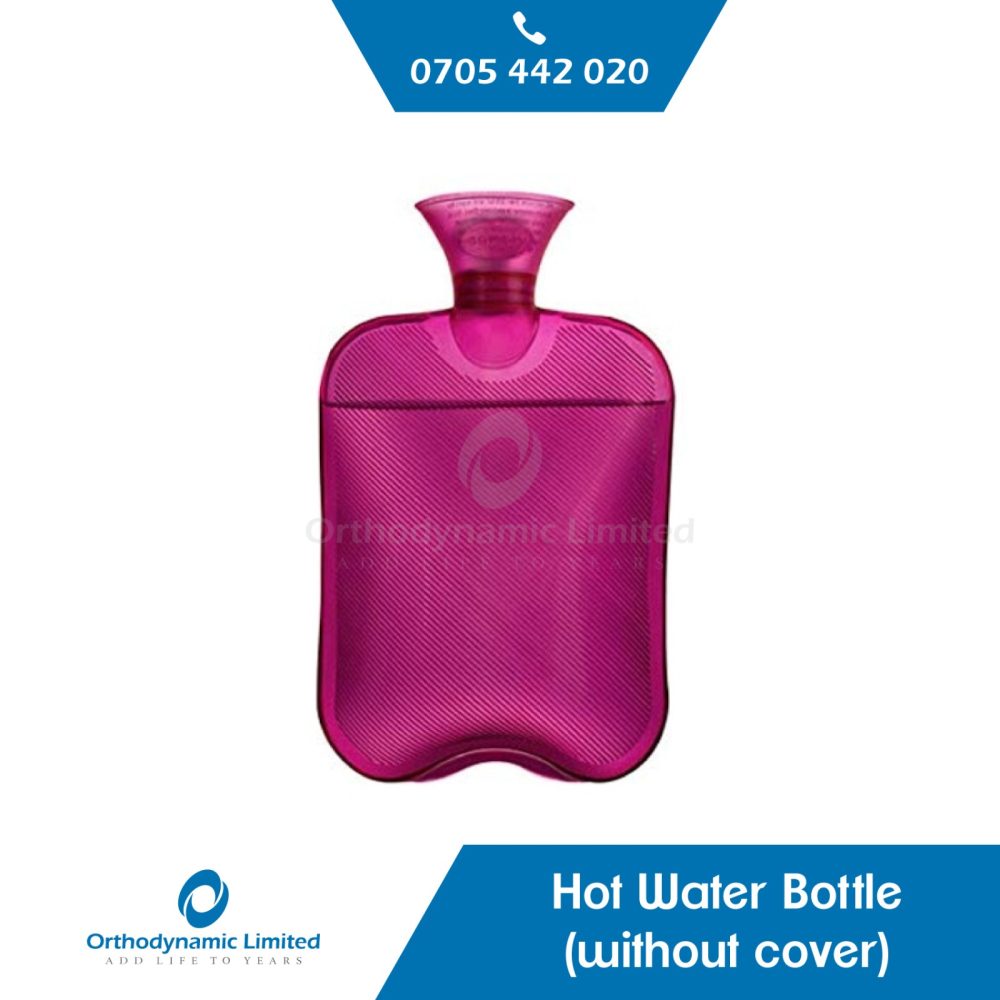 Hot water bottle without cover